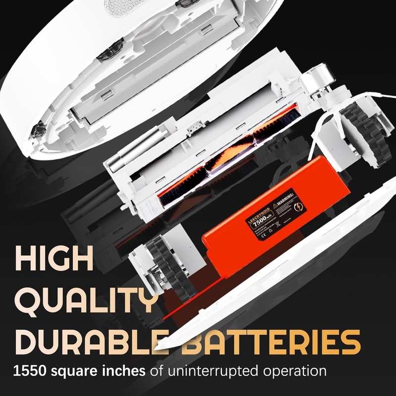 Upgraded 7500Mah 14.4V Replacement Battery for Roborock S4 S5 S6 S7 Q7 Max S50 S gallery