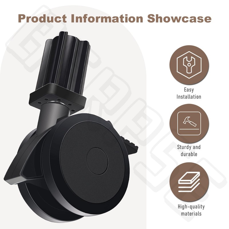 70360 Locking Caster with Insert for Weber Spirit Series 20092012, Genesis Se... gallery