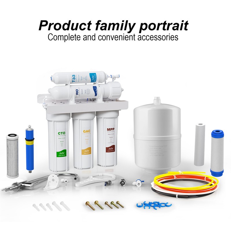 5 Stage Reverse Osmosis System Drinking Water Filtration System Water Purifier gallery