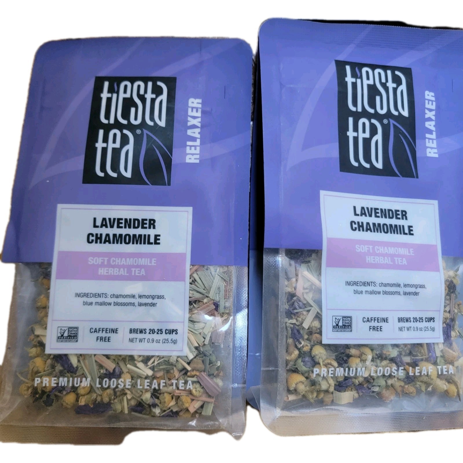 Tiesta Tea Lavender Chamomile Herbal Tea 0.9oz Relaxer 6 Pack Caffeine Free New gallery