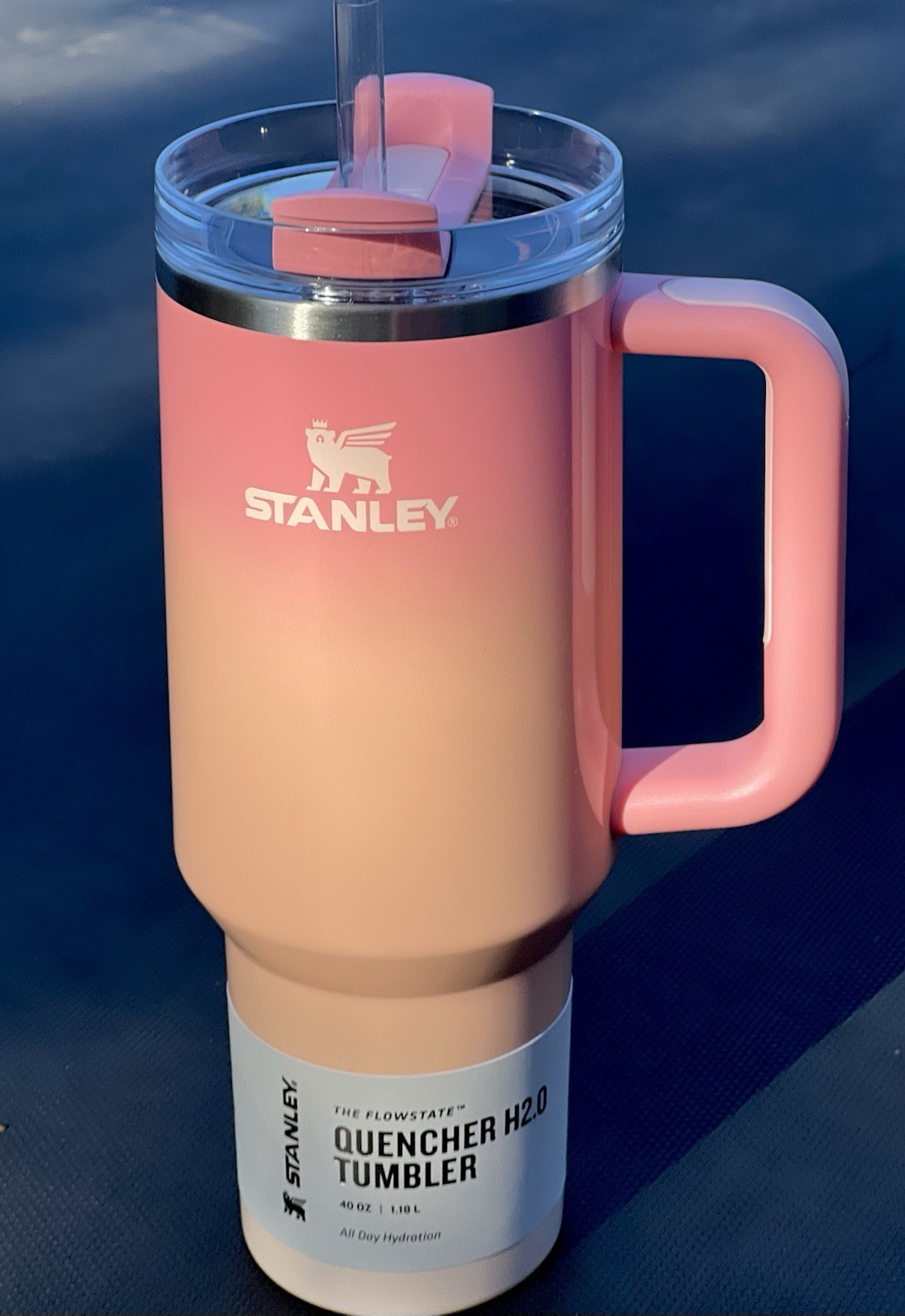 Rare Limited Edition 40 oz Pink Mesa Sunset Flowstate Quencher | Ombre Tumbler gallery