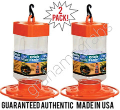 FIRST NATURE ORIOLE FEEDER 32 OZ WIDE MOUTH #3088 EASY FILL & CLEAN – 2 PACK USA