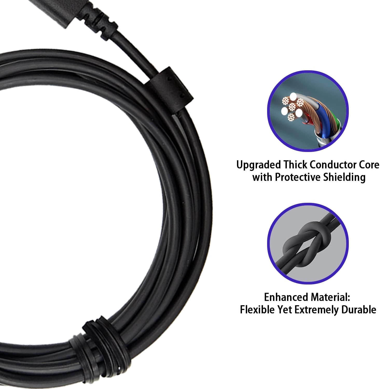 NoirVogel USB Charging Cable Data Line Replacement for Logitech G502 Lightspeed gallery