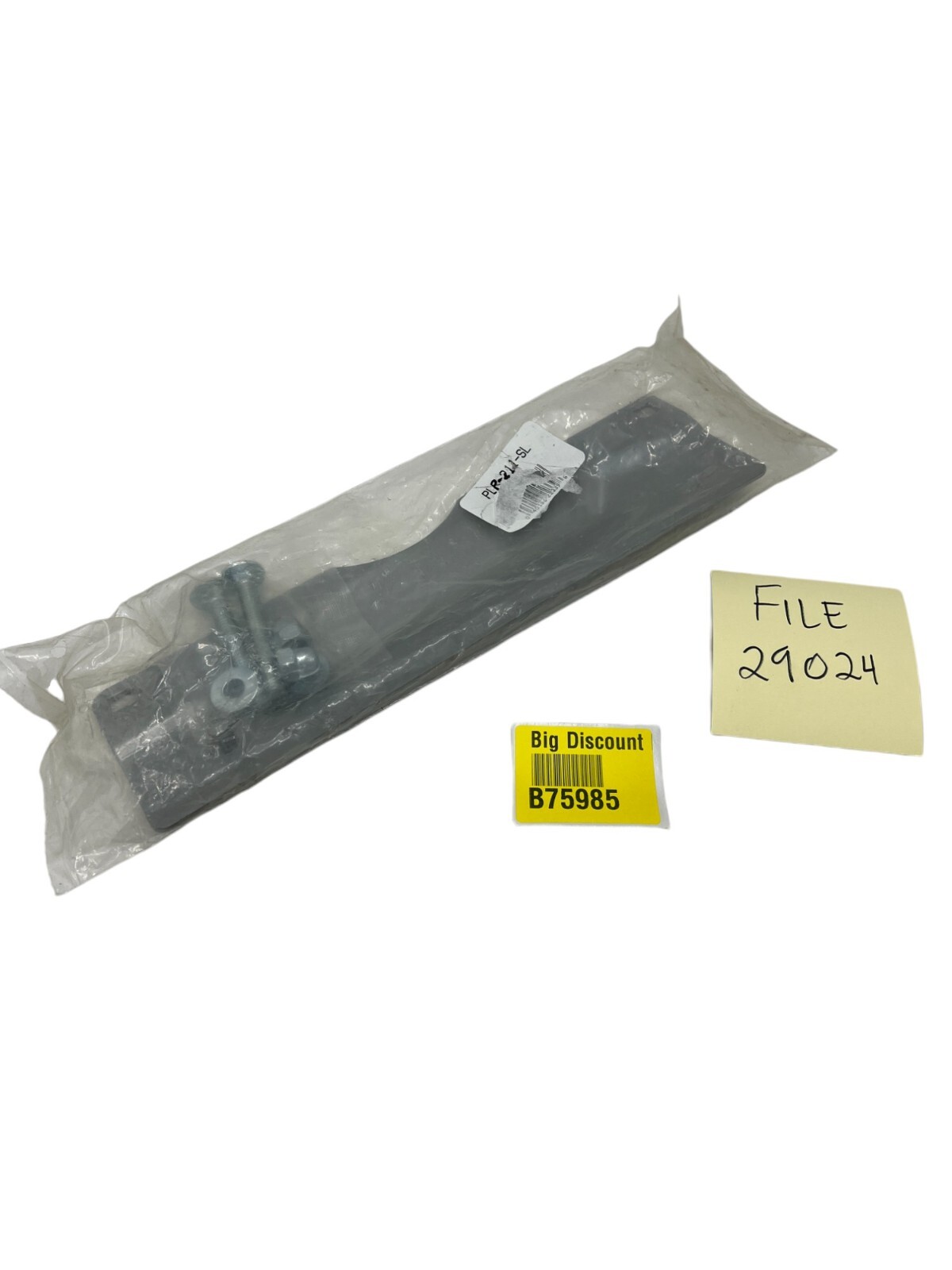 Don-Jo Latch Protector PLP-211-SL Silver Coated With Bolts Washers & Nuts gallery