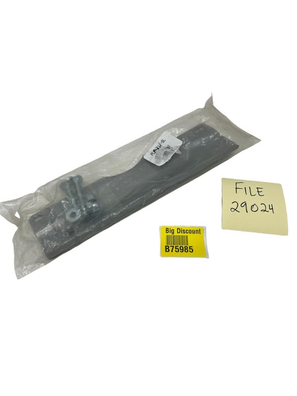 Don-Jo Latch Protector PLP-211-SL Silver Coated With Bolts Washers & Nuts gallery