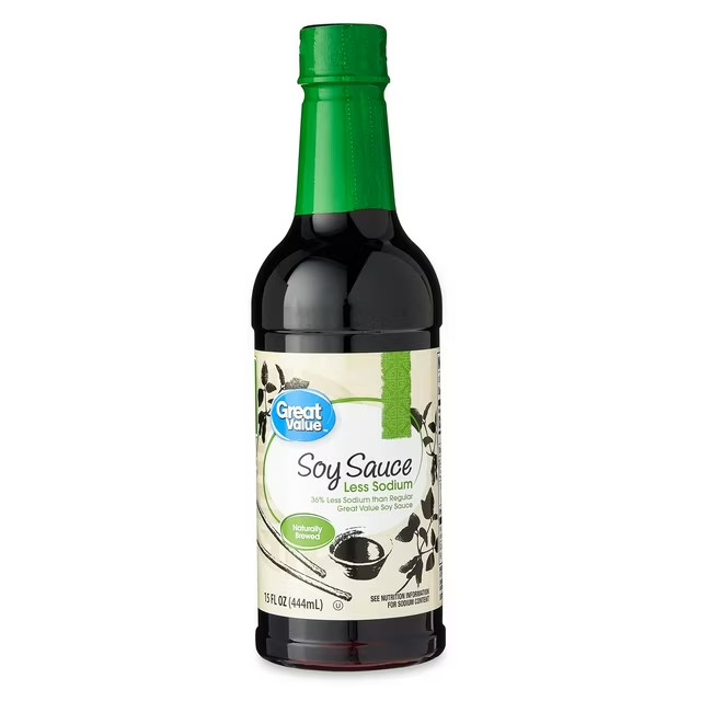Great Value Less Sodium Soy Sauce, 15 fl oz gallery