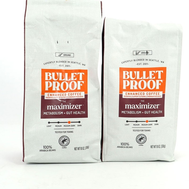 Bullet Proof Enhanced Coffee The Maximizer, Medium Dark, Ground 10 oz BB: 1/2027 gallery