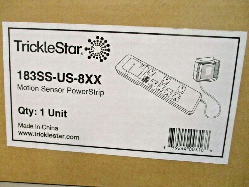 TrickleStar 183SS-US-8XX Motion Sensor PowerStrip 1800W S9P835B300 gallery
