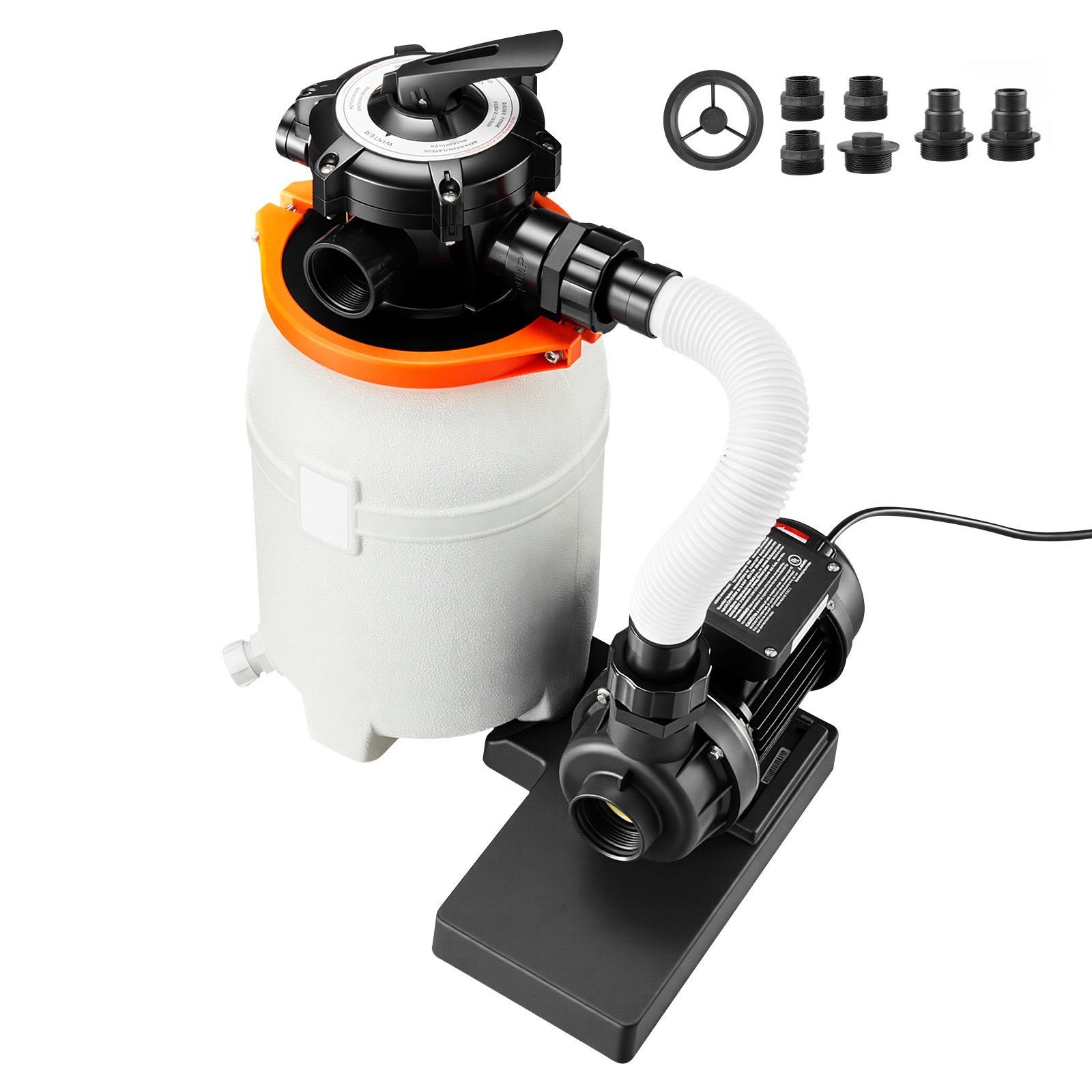 3000GPH Sand Filter Pump for Above Ground Pool 10in 0.33HP gallery