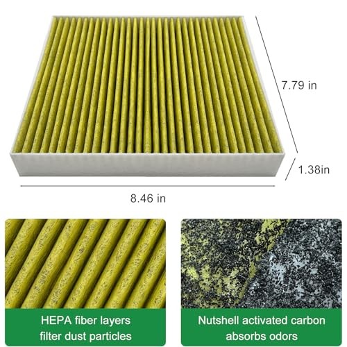 2PCS Cabin Engine Air Filter Kit Fits for 2022 2023 2024 2025 Pathfinder,2022 gallery