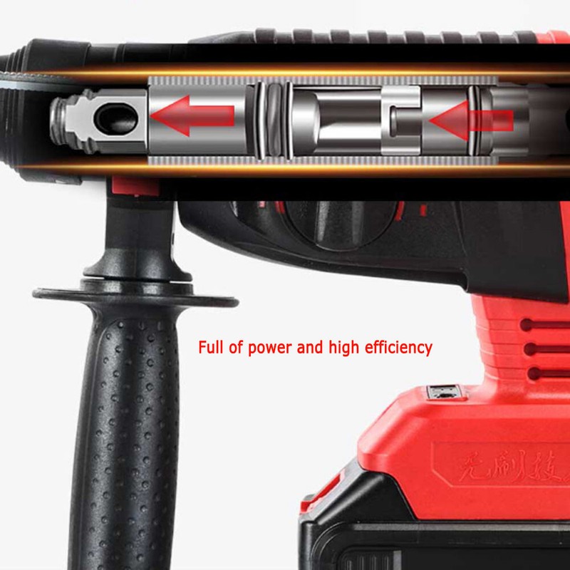 220V-240V Cordless Drill Brushless Electric Impact Hammer w/ Battery 0-4800 /min gallery