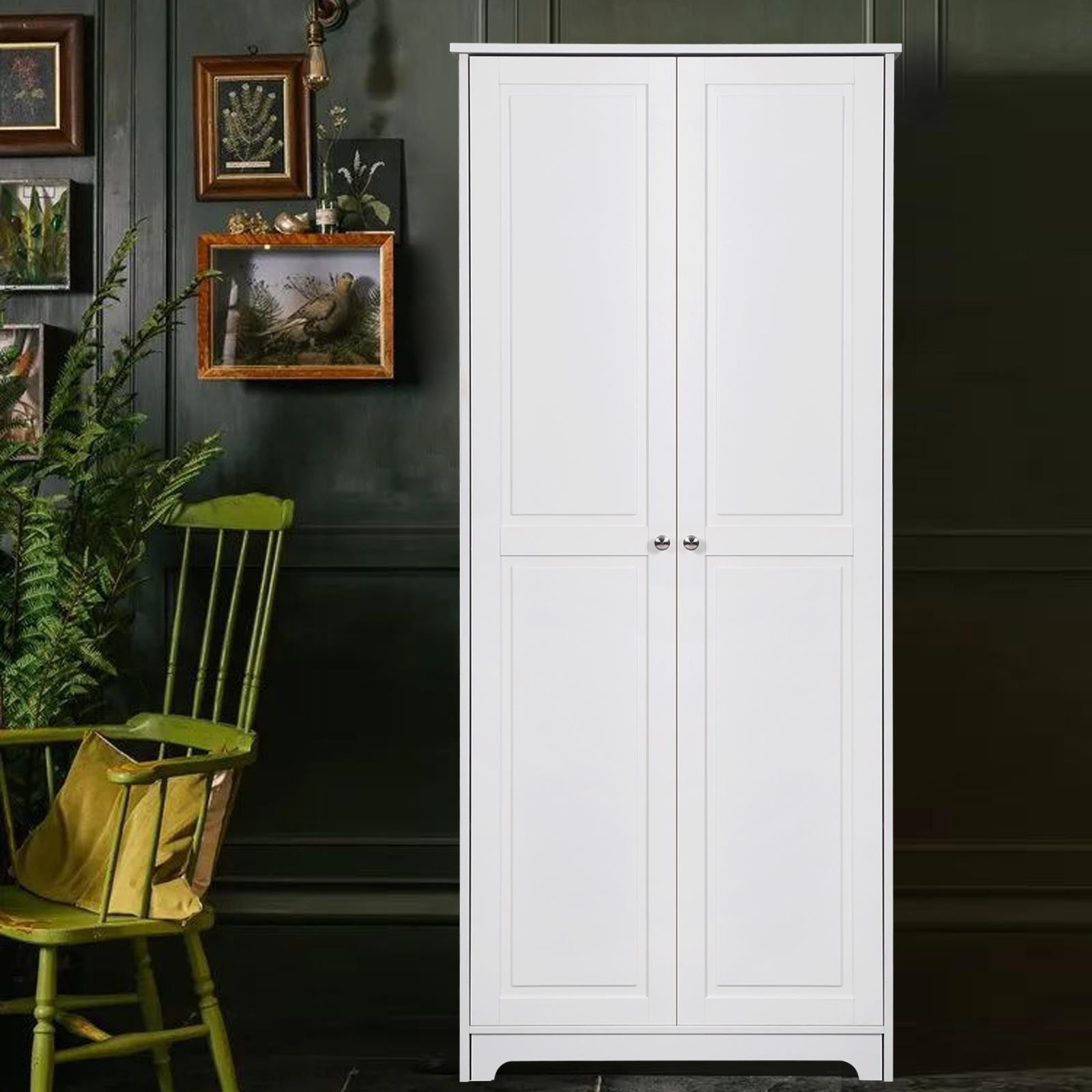 Tall 72in Freestanding Storage Kitchen Pantry Cabinet With 5 Shelves Organizer gallery