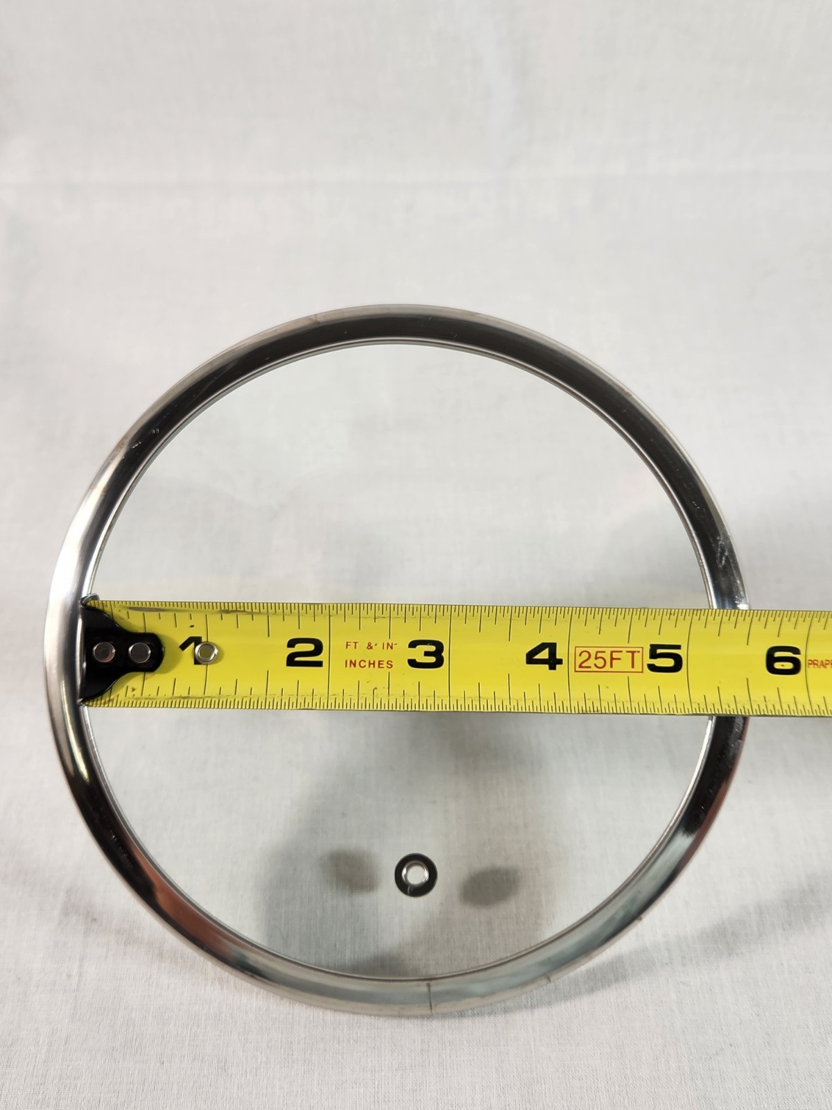 T-Fal Vented Glass Replacement Lid Only 5.25 Inch Rubber Handle Very Good gallery