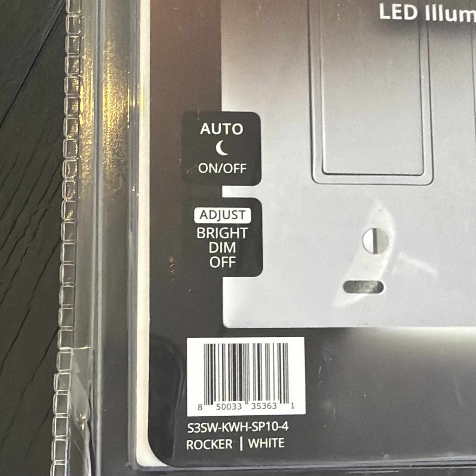 Snap Power LED Illuminated Cover Plate For Triple Rocker Switch White Auto NEW gallery