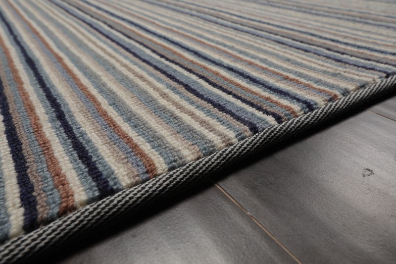 Multi Sizes Runners Ivory Hand Tufted Striped New Zealand Wool Runnersonly gallery