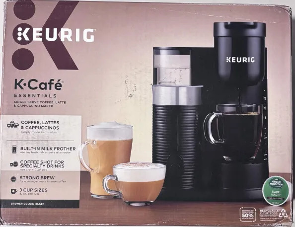 Keurig K Cafe Essentials Coffee Latte Cappuccino Maker Black gallery