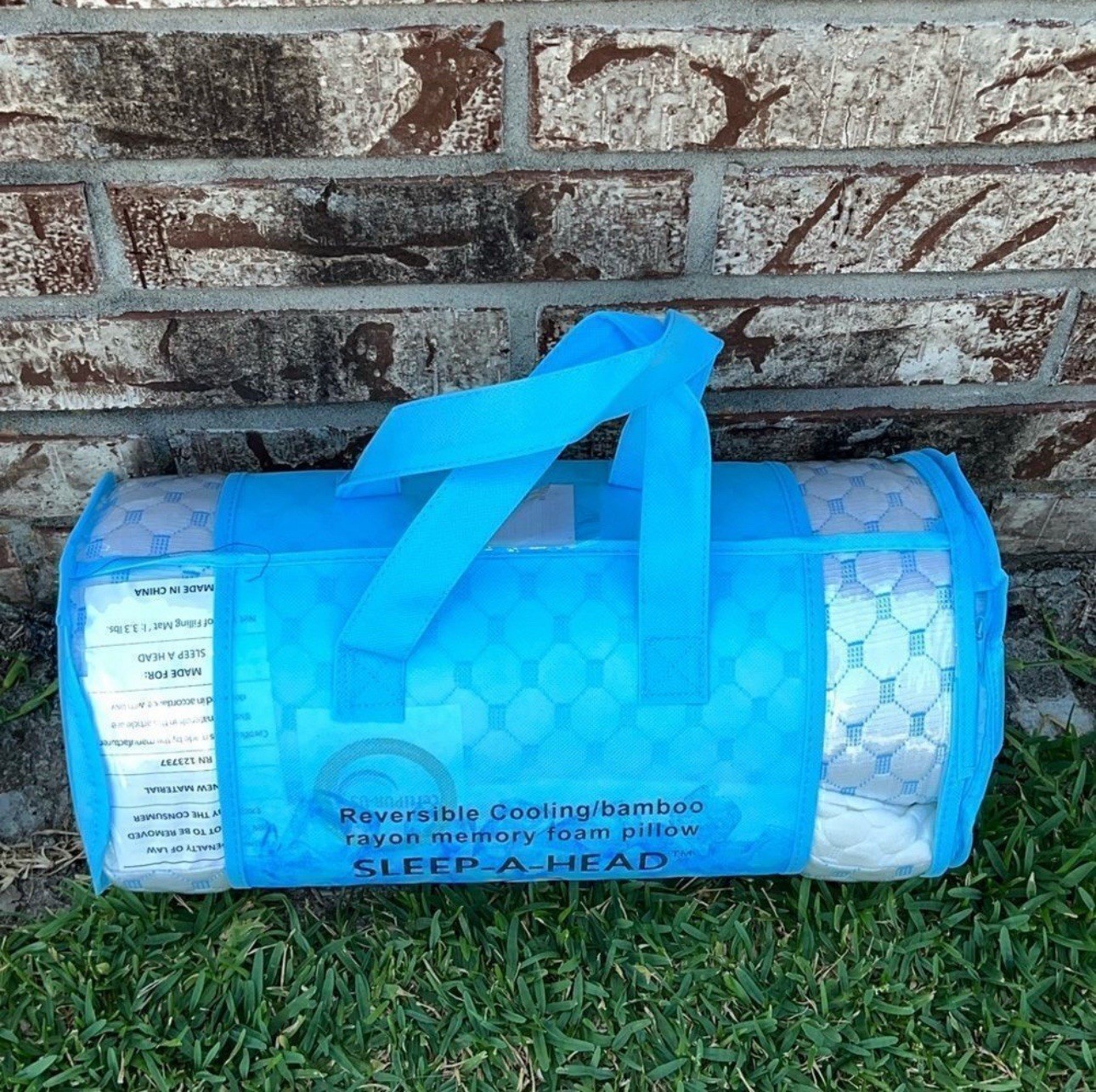 NEW Clara Clark Queen Pillow Memory Foam Sleep-A-Head Cooling Bamboo QUEEN gallery
