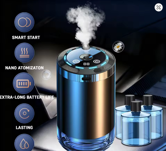 Car Diffuser Humidifier Aromatherapy Air Freshener 5 Modes gallery