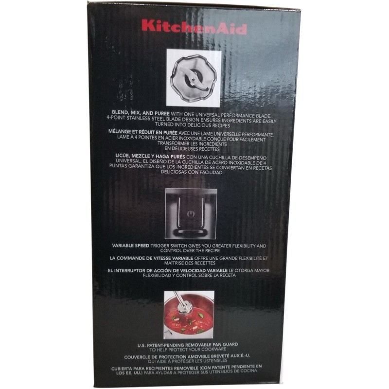 KitchenAid Corded Variable-Speed Hand Blender with Accessories, 6-Piece Set gallery