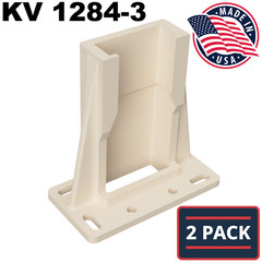 [2 PACK] Kitchen Drawer Slide Rail Bracket – Replaces Knape & Vogt KV 1284-3
