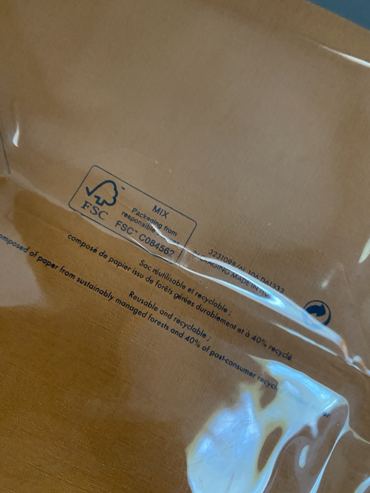 Louis Vuitton Authentic Shopping Bag Purse w/ PVC Plastic Protector gallery