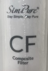 One Simpure CF FILTER – Sealed, No Box