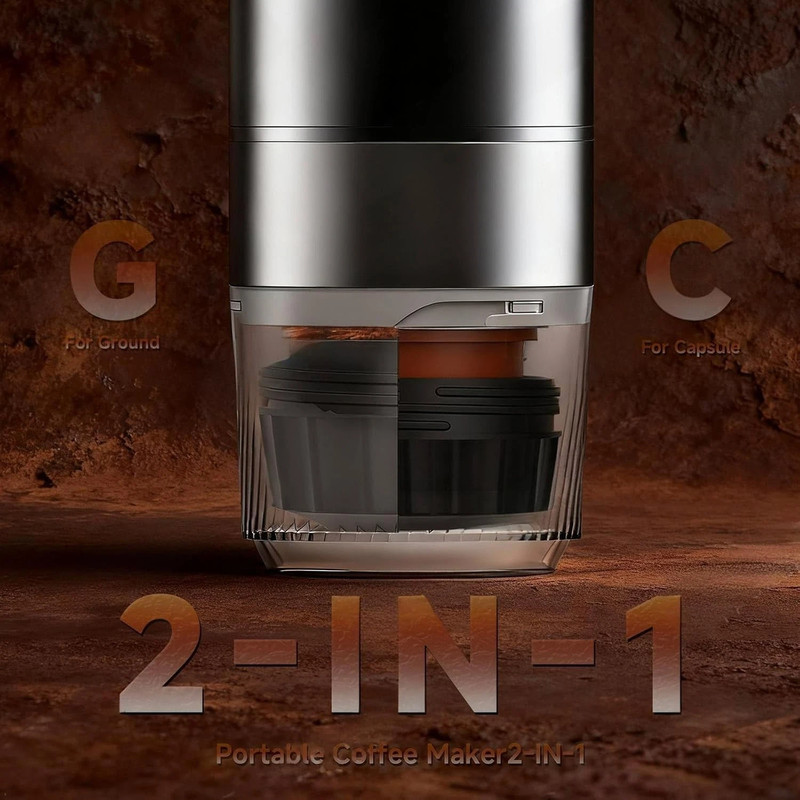Portable Coffee Maker with 7500mAh Battery - Ideal for Travel & Camping gallery