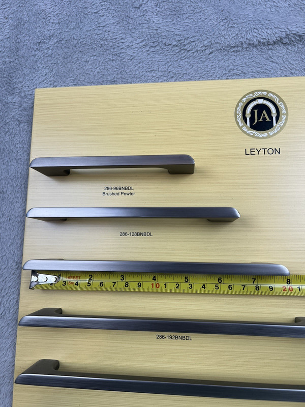 Jeffrey Alexander Leyton Drawer Pull Handle Knob Assorted Display 9 Pieces gallery