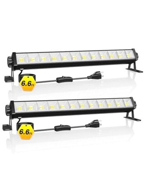 LED Shop Lights, 40W 5400LM Plug in Garage Lights with 6.6FT Long Power 2 Pack gallery