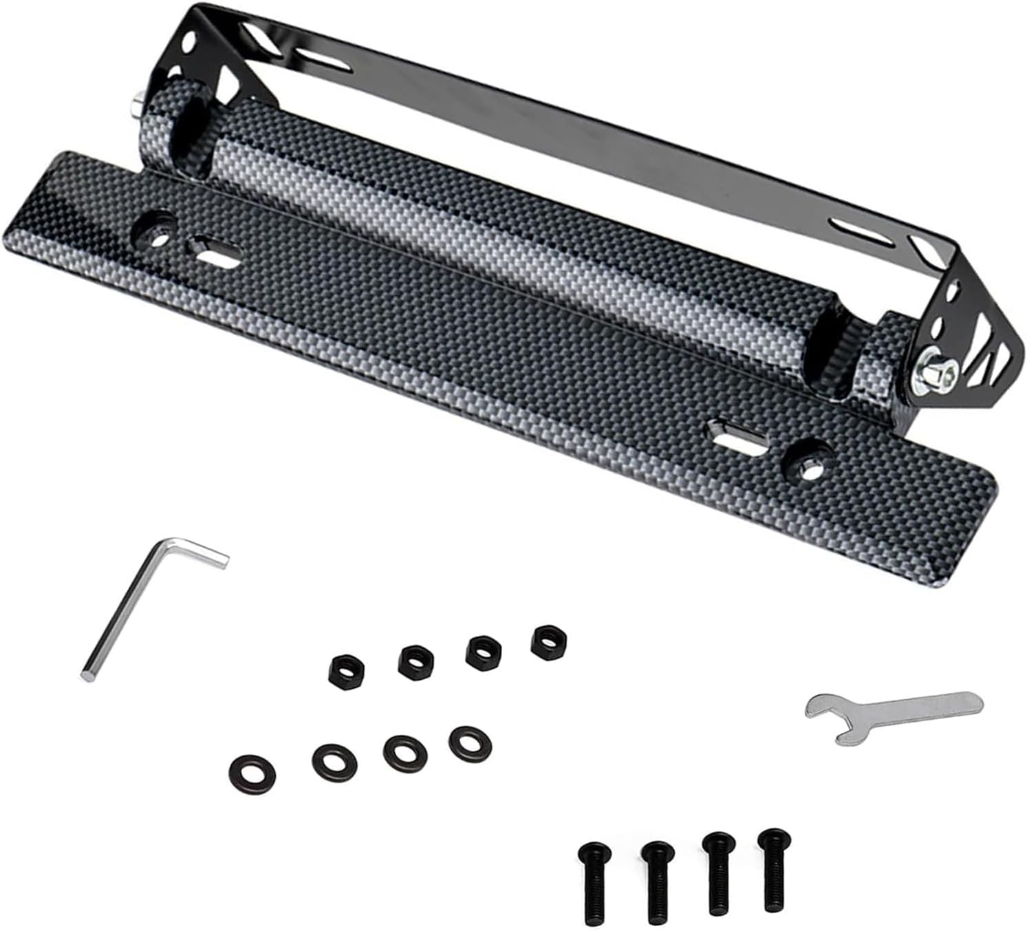 Front License Plate Mount, Adjustable License Plate Relocator Bracket Holder, Fl gallery