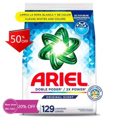 Ariel Laundry Detergent Original Laundry Detergents – 129 Loads