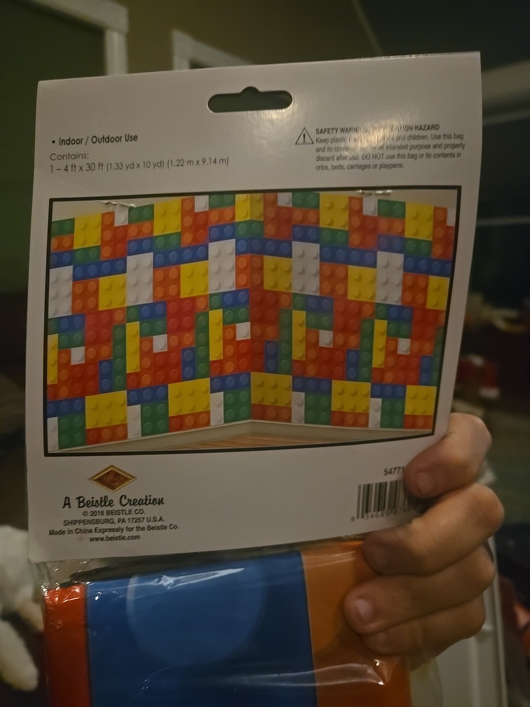 Building Blocks 30-foot Backdrop Insta Theme 4' x 30' Party Decoration Lego New gallery