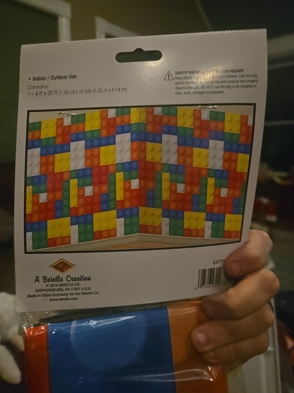 Building Blocks 30-foot Backdrop Insta Theme 4' x 30' Party Decoration Lego New gallery