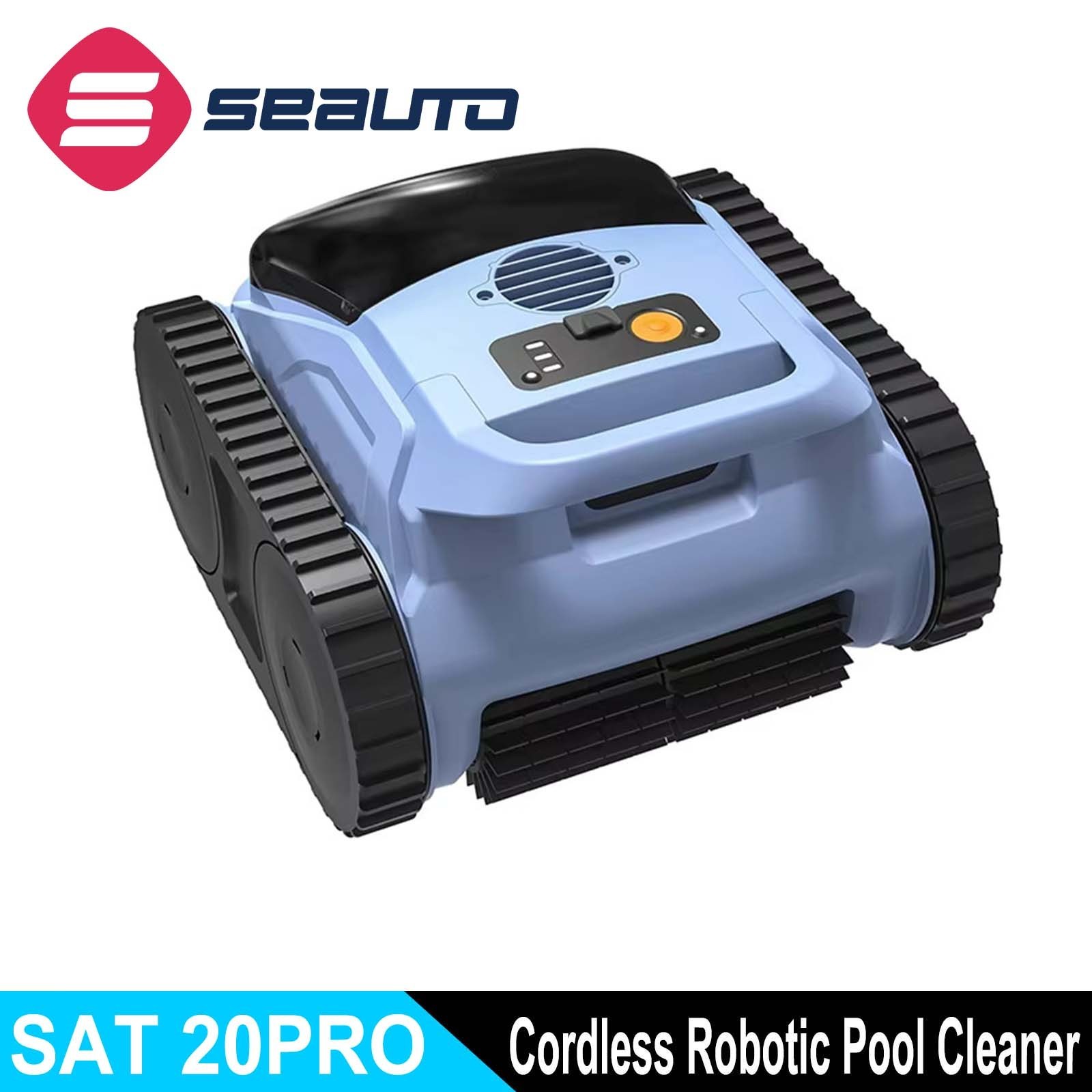 Seauto Pool Cleaner SAT20PRO, 3H Cordless Robotic Pool Vacuum for Inground Pools gallery