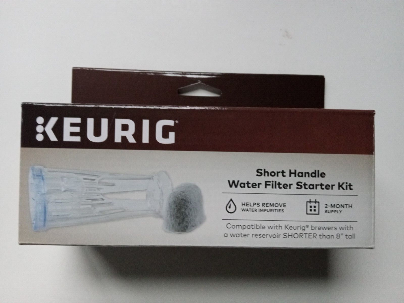 KEURIG Coffee Water Filter Starter Kit - Short Handle 2 Months Supply gallery