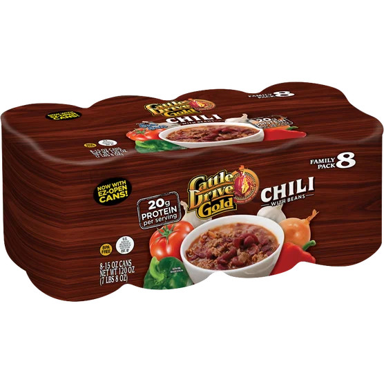 2-Pack Cattle Drive Beef Chili with Beans, 15 oz, 8 ct gallery