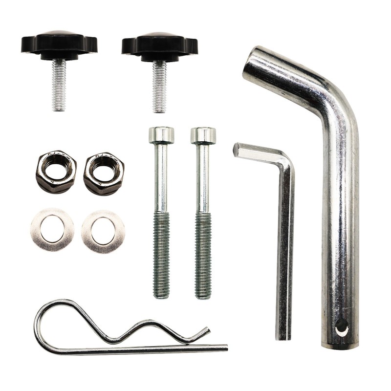 Universal Hitch Mount Dual Flagpole Holder Universal for Standard 2 in Receiver gallery