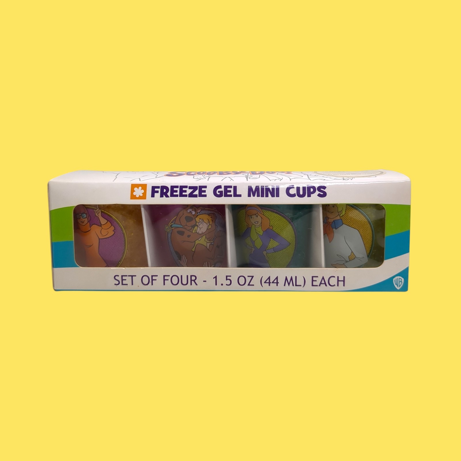 Scooby Doo Mini Shot Glass Plastic Freeze Gel Cups 1.5 oz 4pc Shaggy gallery