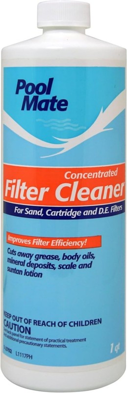 Liquid Pool Filter Cleaner - 1 Quart, Cleans Sand, Cartridge, D.E. Filters gallery