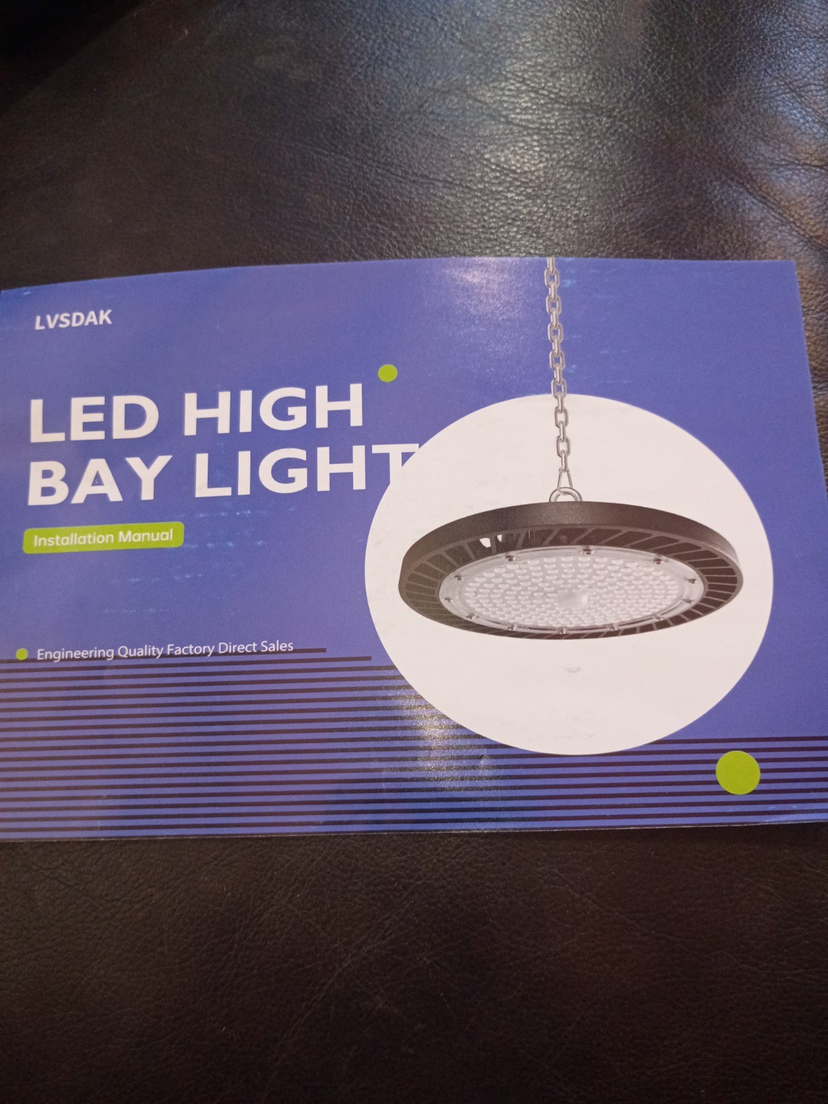 LED High Bay Light 6 Packs 29,000LM with US Plug UFO High 200W 6 Pack & Black gallery