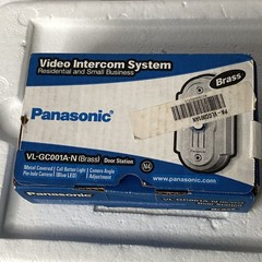 Panasonic Video Intercom System VL-GC001A-N(Brass) Fast Same Day shipping Nice!