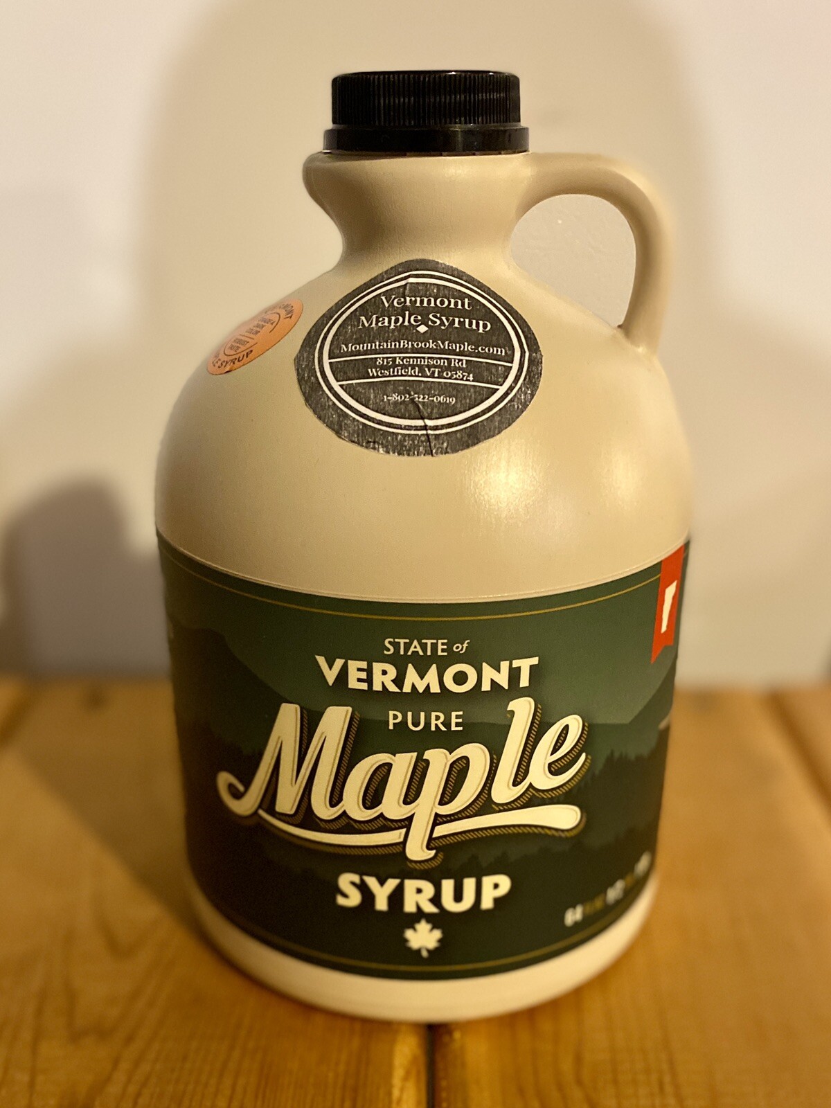 Vermont Maple Syrup: 1/2 (half) Gallon Grade A Dark Robust, FREE SHIPPING gallery