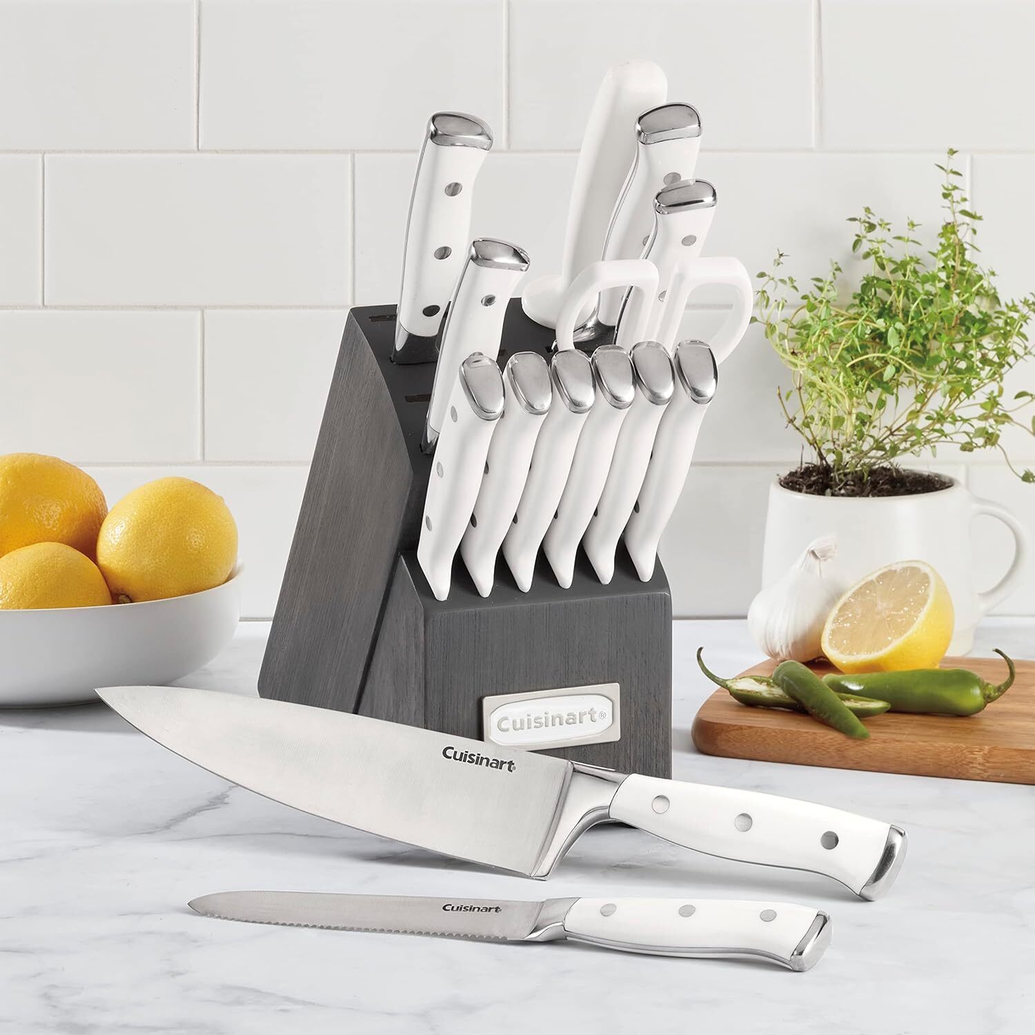 Cuisinart 15-Piece Forged Knife Set with Block /High-Carbon Stainless Steel gallery