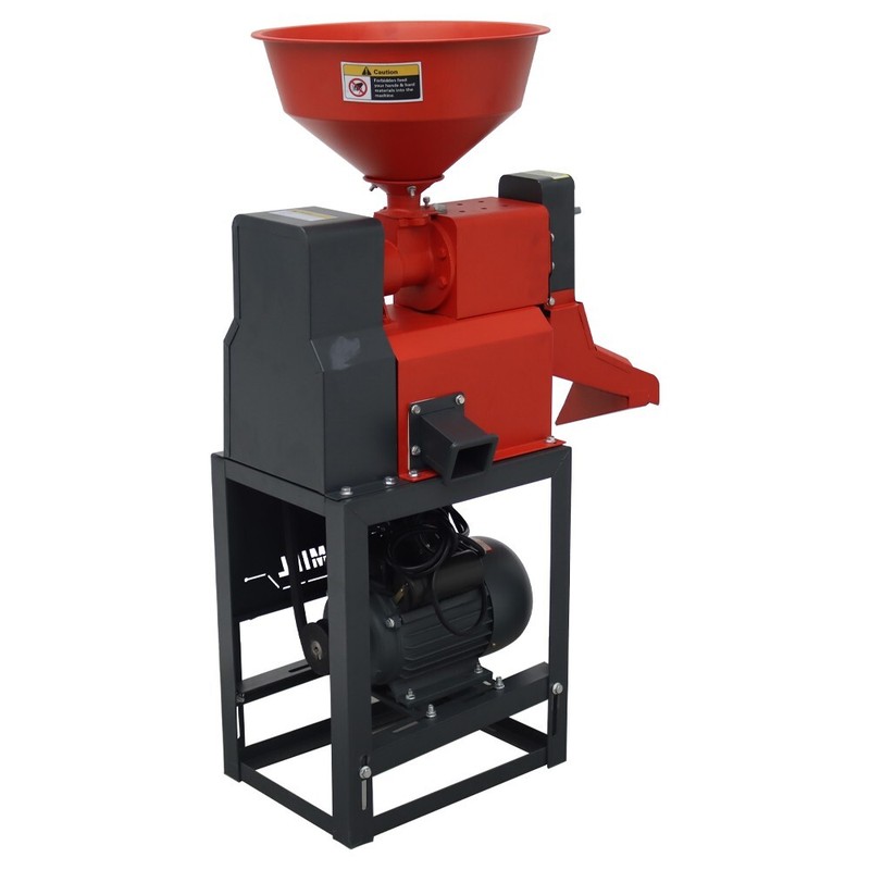 TECHTONGDA Electric Rice Milling Machine 130-170kg/h Output 220V 1800W Rice Mill gallery