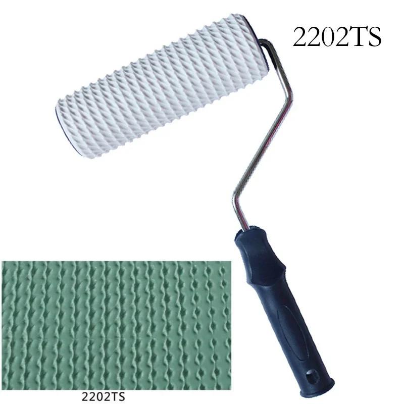 Decorative Paint Roller Patterned Painting Tool for Wall Rubber Protection gallery