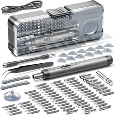 Electric Screwdriver, Precision Screwdriver Set, 88-In-1 Magnetic Bits, Magnetic
