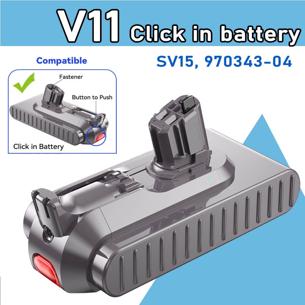 Click-in Battery For Dyson V11 Outsize Total Clean SV16 Handheld Vacuum Cleaner gallery