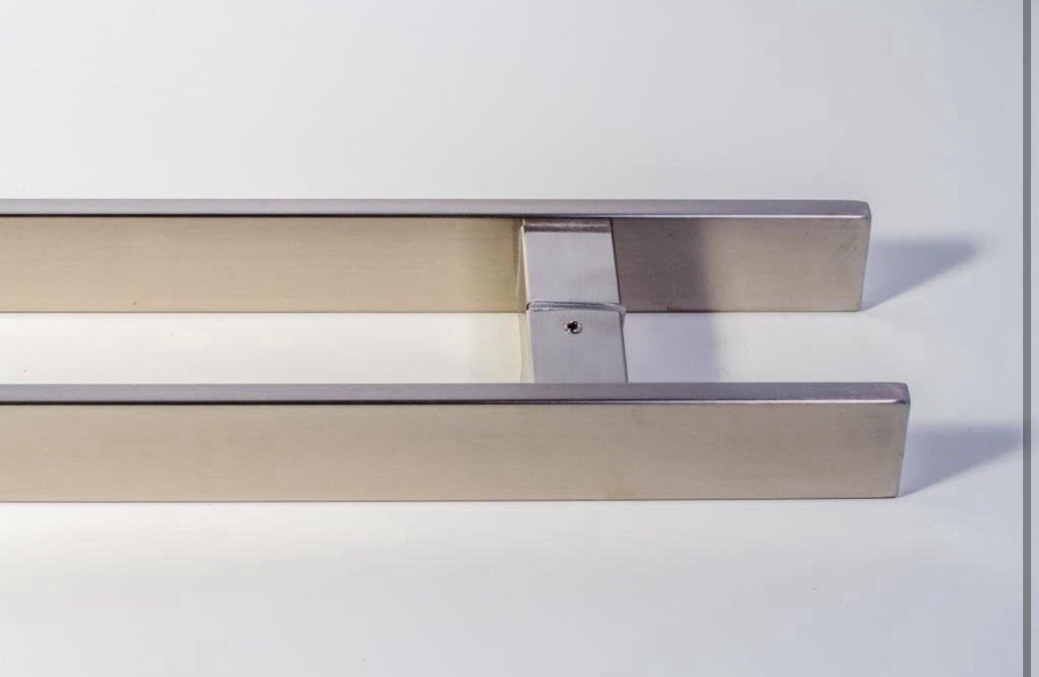 24 Inch Square Rectangle Flat Shape Stainless Steel Shower Glass Door Handles gallery