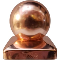 3.5″ x 3.5″ Solid Copper Ball Post Cap for True/Actual 3.5″ x 3.5″ Wood Posts