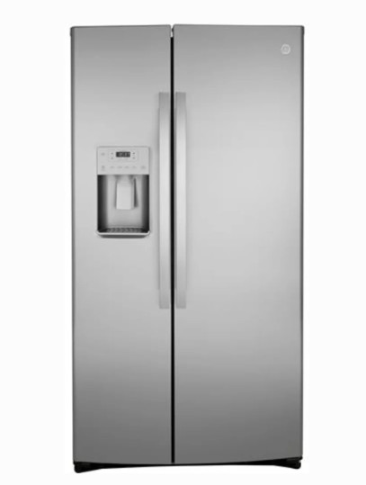 GE 36" Freestanding Side by Side Refrigerator with 25.1 Cu. Ft. - GSS25IYNFS gallery
